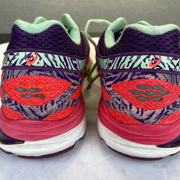 Asics Women's Athletic Shoes - Pink and Purple 241 - Picture 11 of 13
